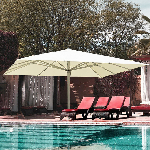 Heavy Duty Big Size Square-shape Patio Umbrella