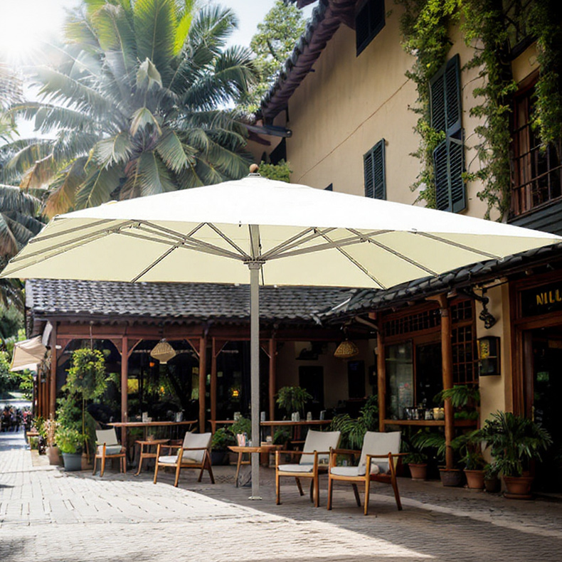 Heavy Duty Big Size Square-shape Patio Umbrella